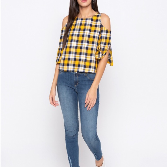 🎁Plaid Globus Top - Picture 5 of 10